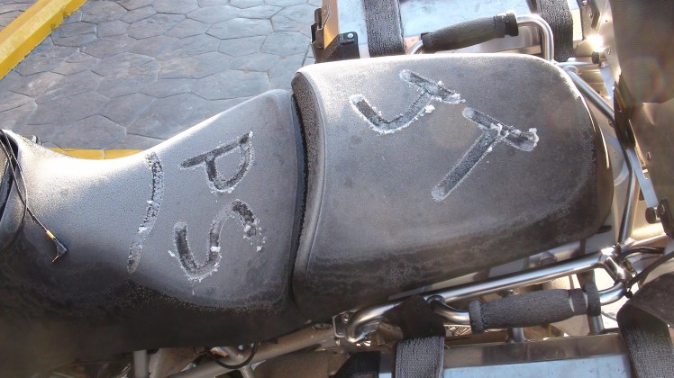 HIELO SOBRE LAS MOTOS