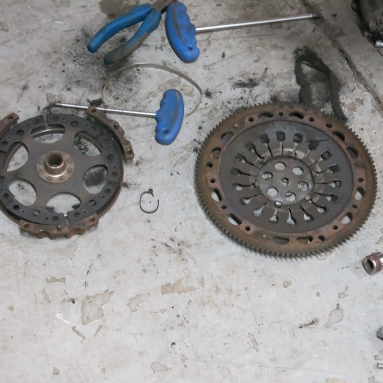 Disco y prensa del "embriague"