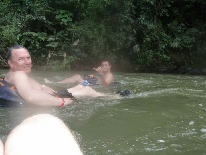 Rio abajo un poco estresados...