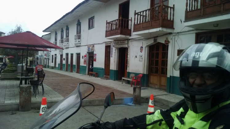 Entrada a la Plaza de Ramiriquí