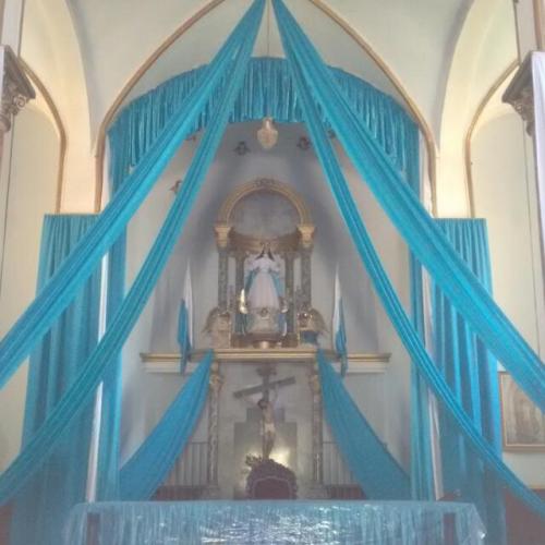 Virgen de La Palma en epoca de procesion