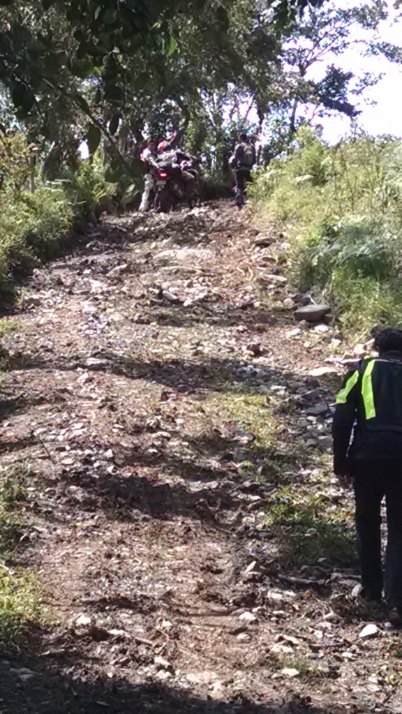 Paso complicado con escalones