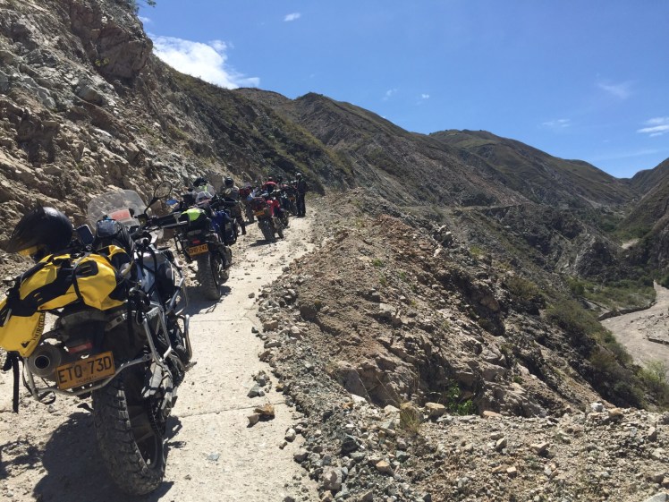 Congestión en la vía