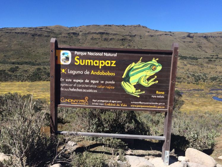 Avisos a lo largo del PNN - Foto de Mauricio Gutierrez